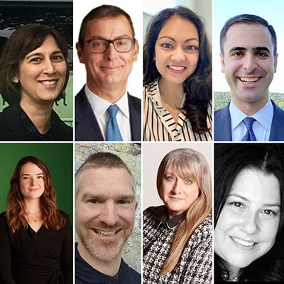 Head-and-shoulders photos of our eight special advisors, in the order named below.